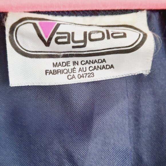 Made in Canada Vintage Plaid Blazer Navy/red Dark Academia School Uniform - Picture 5 of 5